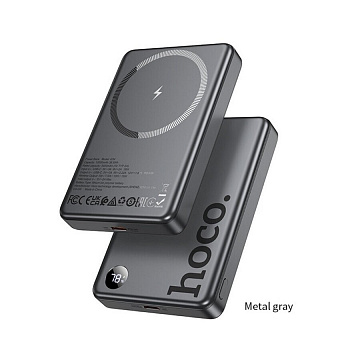 Внешний аккумулятор HOCO Q34 Clever PD20W magnetic power bank with digital display(10000mAh)